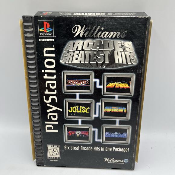 Williams Arcade's Greatest Hits PS1 - CIB Tested - Picture 1 of 9